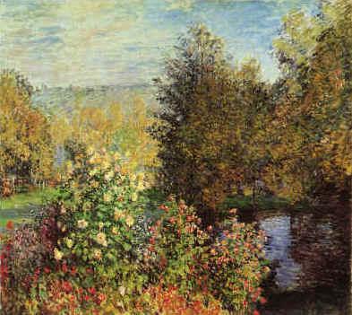 Claude Monet Corner of the Garden at Mont Geron Sweden oil painting art